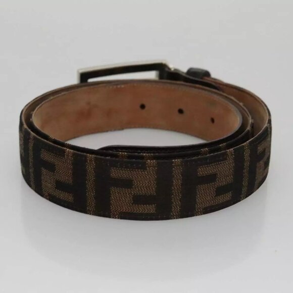 FENDI Zucca Canvas Belt 32.3\
